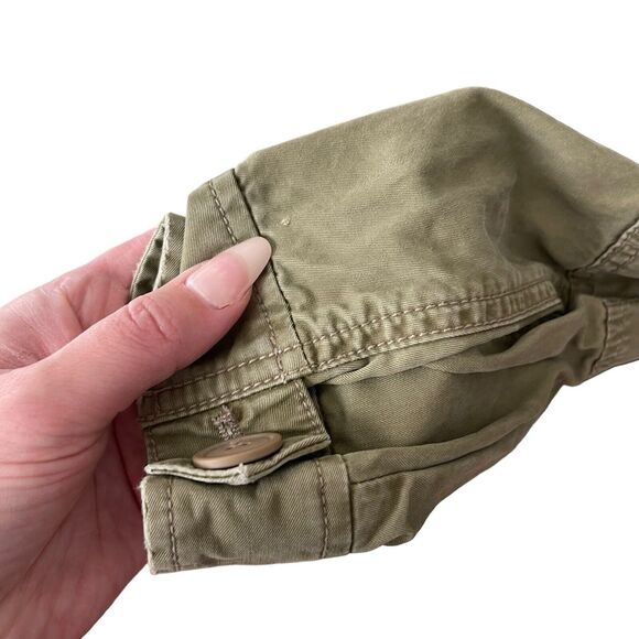 J.Crew Small Boyfriend Fatigue Jacket Army Green Full Zip VTG Utility - Picture 10 of 14